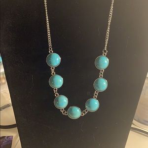 Blue necklace with matching earrings 💎